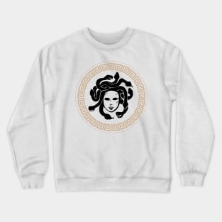 Goddess Athena Shield with Medusa Head Crewneck Sweatshirt